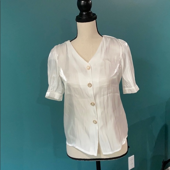 White Silky blouse - Picture 1 of 4